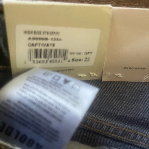 Agolde high rise stove pipe jeans - Picture 13 of 13